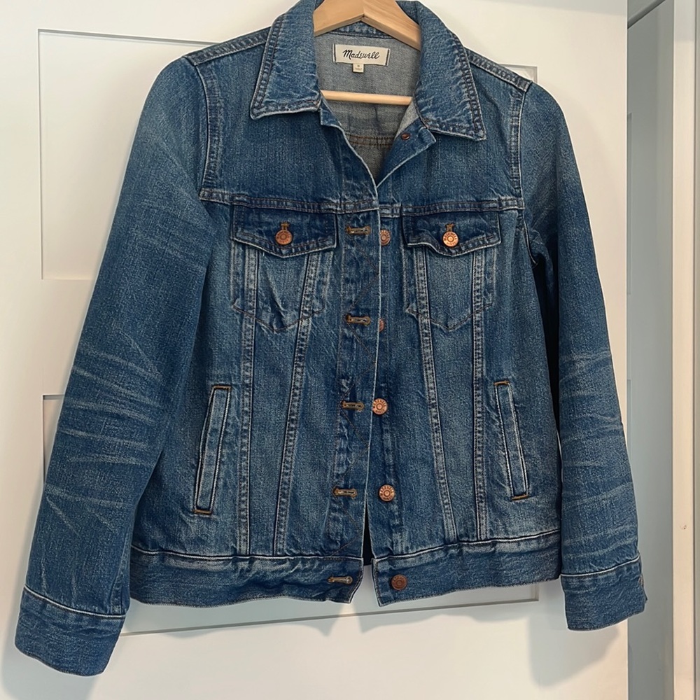 MADEWELL Medium wash Boxy Denim Jacket